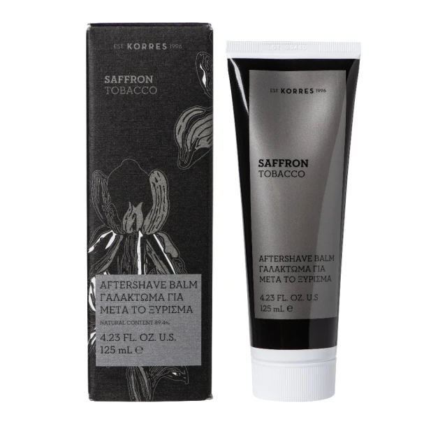 saffron tobacco korres Korres Saffron Tobacco Aftershave Balm 125ml
