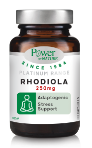 Power of Nature Platinum Range Rhodiola 250mg, 30 κάψουλες