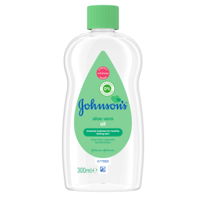 Johnson's Baby Aloe Vera Baby Oil 300ml