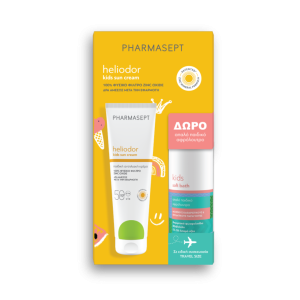 Pharmasept Heliodor Promo Heliodor Kids Sun Cream SPF50 150ml & Soft Bath 100ml