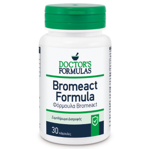Doctor's Formulas Bromeact Φόρμουλα Αντιφλεγμονώδης, 30 Κάψουλες