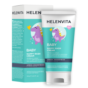 Helenvita Baby Nappy Rash Cream, Βρεφική Κρέμα για Προστασία από Ερεθισμούς και Συγκάματα 150ml