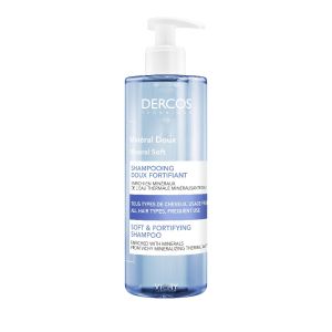 Vichy DERCOS Mineral Shampoo, Σαμπουάν καθημερινής χρήσης Κατάλληλο για Όλη την Οικογένεια 400ml