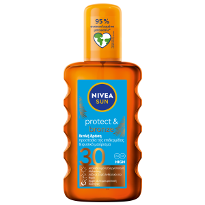Nivea Sun Protect & Bronze Oil Spray SPF30, 200ml