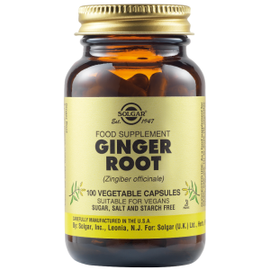 Solgar Ginger Root, 100 Vegetable Capsules