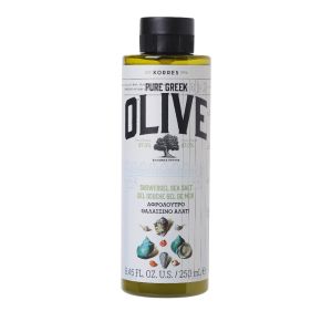Korres Olive Showergel Sea Salt Αφρόλουτρο Θαλασσινό Αλάτι 250ml