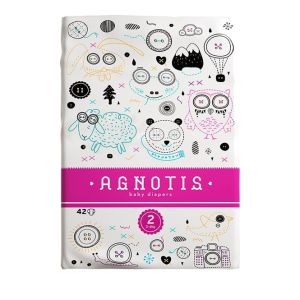 Agnotis Βρεφικες Πανες No2 (2-5 Kg) 42 τμχ