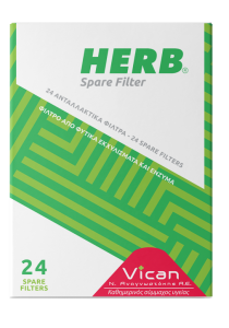 Herb Ανταλλακτικά φίλτρα πίπας. 24τεμ