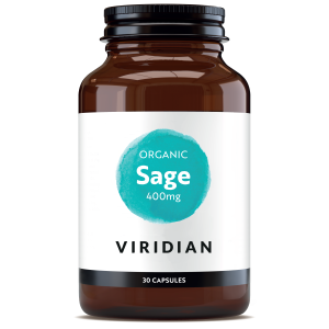 Viridian Organic Sage 400mg 30 capsules