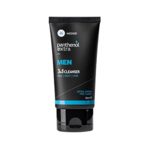 Panthenol Extra Men 3 in 1 Cleanser Καθαριστικό για Πρόσωπο/Σώμα/Μαλλιά 50ml