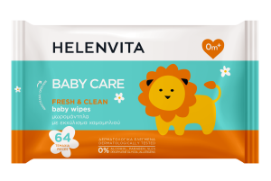 Helenvita Baby Μωρομάντηλα με Χαμομήλι 64τμχ