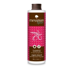 Messinian Spa Shampoo Dyed-Damaged Pomegranate-Grape, Βαμμένα-Ταλαιπωρημένα Μαλλιά (Ρόδι-Σταφύλι) 300ml