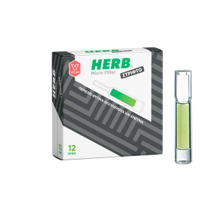 HERB Micro Filter Πίπες για Στριφτό με φίλτρο από φυτικά εκχυλίσματα και ένζυμα 12 τεμάχια