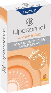 Quest Liposomal Curcumin 600mg, 30 Tablets
