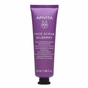 Apivita Bilberry Face Scrub Κρέμα Απολέπισης για Λάμψη με Μύρτιλλο 50ml