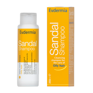 Evdermia Sandal Shampoo, Σμηγματορρυθμιστικό Σαμπουάν για Λιπαρά Μαλλιά 250ml