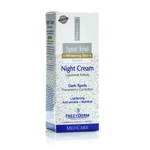 Frezyderm Spot End Night Cream Λευκαντική κρέμα Νύχτας, 50ml
