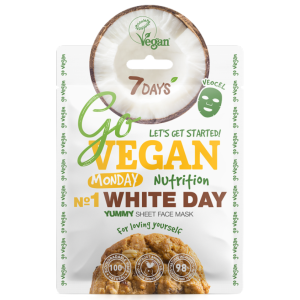 7 Days Go Vegan Sheet Mask White Day 25gr