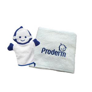 Proderm Πετσέτα και Proderm Γάντι