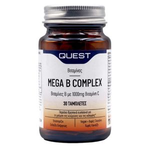 Quest Mega B-100 Timed Release, 30Tabs