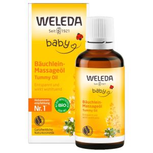Weleda Λάδι μασάζ με Αμύγδαλο για την Κοιλίτσα του Μωρού 50ml