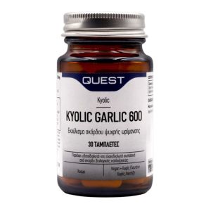 Quest Kyolic Garlic 600mg Aged Garlic Extract, 30Tabs