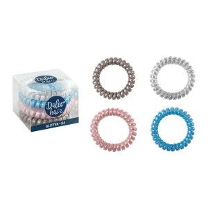 Medisei Dalee Hair Spiral Glitter 4 τεμάχια