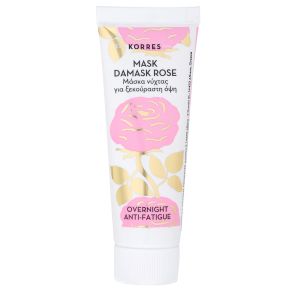 Korres Mask Damask Rose Μάσκα Νύχτας για Ξεκούραστη Όψη, 18ml