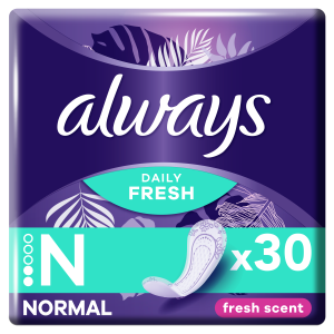 Always Dailies 30 Normal Σερβιετάκια, Αίσθηση Φρεσκάδας