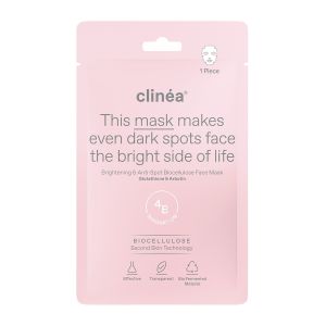 Clinea Anti-Dark Spot & Brightening, Μάσκα Προσώπου Κατά των Κηλίδων & της Υπερμελάγχρωσης, 1τμχ