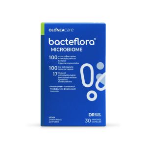 Olonea Bacteflora Microbiome με Προβιοτικά και Πρεβιοτικά Συμβιωτικό Νέας Γενιάς 30caps