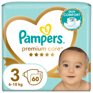 Pampers Premium Care No3 (6-10kg) 60 τμχ