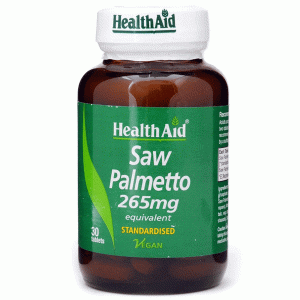 Health Aid Saw Palmetto Berry 265mg, 30 Tablets