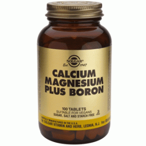 Solgar Calcium Magnesium plus Boron 100 Tablets